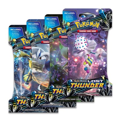 Lost Thunder Sleeved Booster Pack Art Bundle [Set of 4] (SBP)