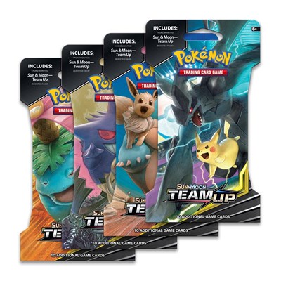 Team Up Sleeved Booster Pack Art Bundle [Set of 4] (SBP)