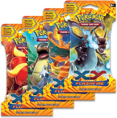 Flashfire Sleeved Booster Pack Art Bundle [Set of 4] (SBP)