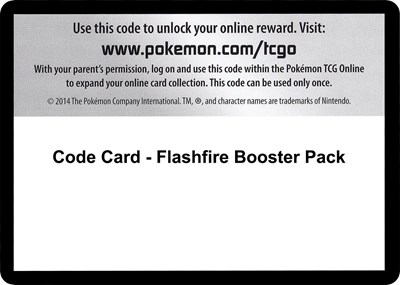 Code Card - Flashfire Booster Pack (BP)