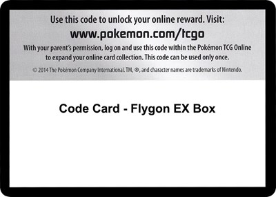 Code Card - Flygon EX Box