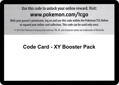 Code Card - XY Booster Pack (BP)
