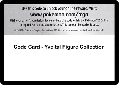 Code Card - Yveltal Figure Collection