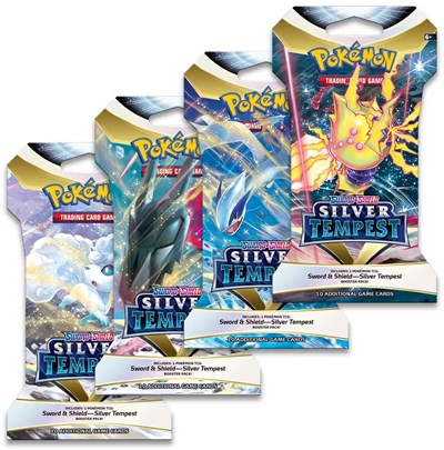 Silver Tempest Sleeved Booster Pack Art Bundle [Set of 4] (SBP)