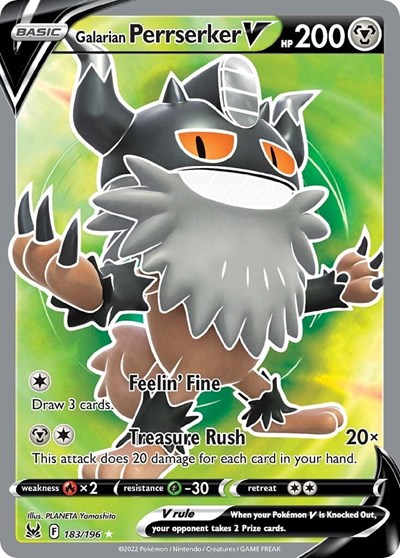 Galarian Perrserker V (Full Art) (FA)