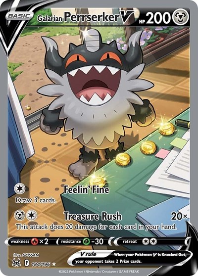 Galarian Perrserker V (Alternate Full Art) (FA)
