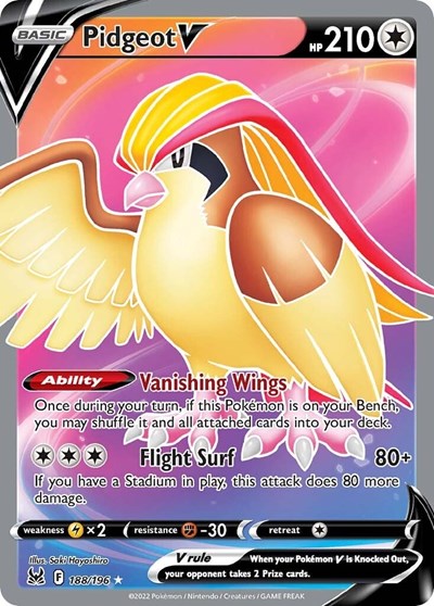 Pidgeot V (Full Art) (FA)