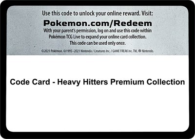 Code Card - Heavy Hitters Premium Collection