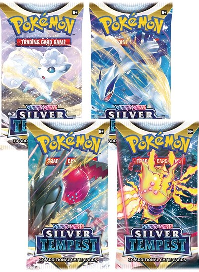 Silver Tempest Booster Pack Art Bundle [Set of 4] (BP)