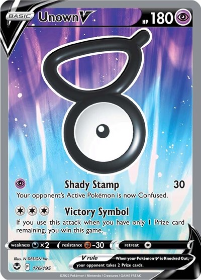 Unown V (Full Art) (FA)