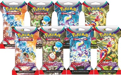 Scarlet & Violet Sleeved Booster Pack Bundle [Set of 8] (SBP)