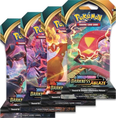 Darkness Ablaze Sleeved Booster Pack Art Bundle [Set of 4] (SBP)