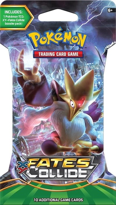 XY - Fates Collide Sleeved Booster Pack [Mega Alakazam] (SBP)