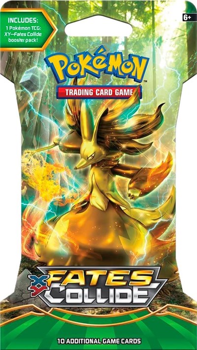 XY - Fates Collide Sleeved Booster Pack [Delphox BREAK] (SBP)