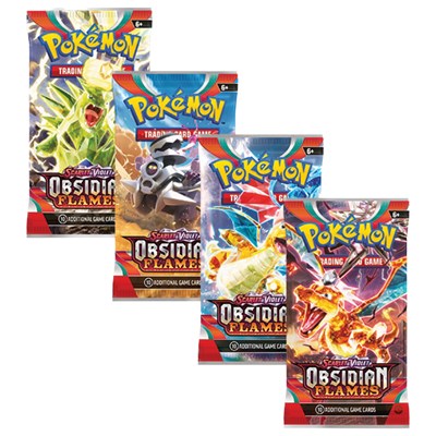 Obsidian Flames Booster Pack Art Bundle [Set of 4] (BP)