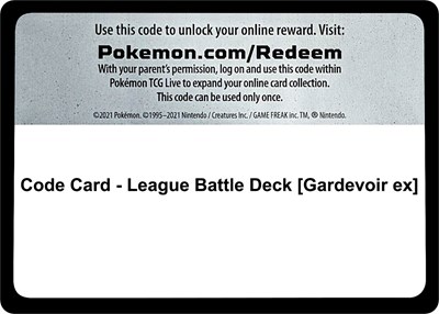 Code Card - League Battle Deck [Gardevoir ex] (LBD)
