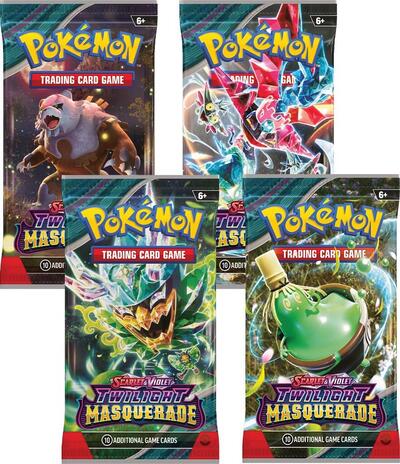 Twilight Masquerade Booster Pack Art Bundle [Set of 4] (BP)