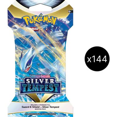 Silver Tempest Sleeved Booster Pack Case (SBP)