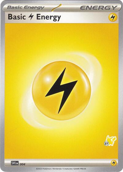 Basic Lightning Energy - Pikachu 27