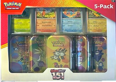 Costco Pokemon Scarlet & Violet 151 Mini Tin 5-pack (Magneton) (MBT)