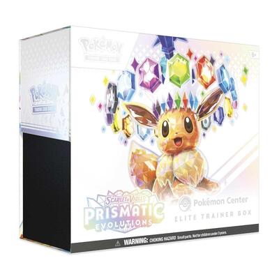 Prismatic Evolutions Pokemon Center Elite Trainer Box (Exclusive) (PC ETB)