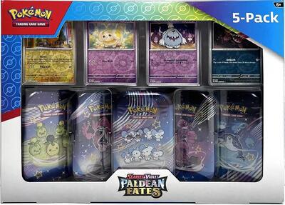 Costco Pokemon Scarlet & Violet Paldean Fates Mini Tin 5-pack (MBT)