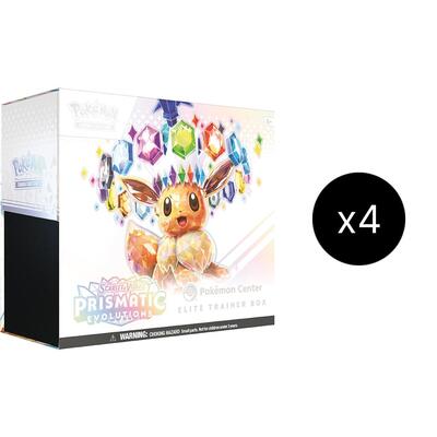 Prismatic Evolutions Pokemon Center Elite Trainer Box (Exclusive) Case (PC ETB)