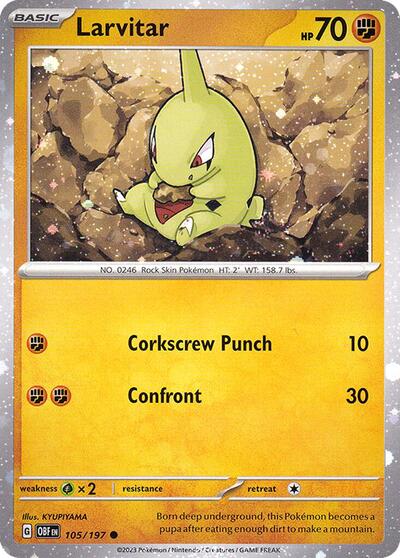 Larvitar - 105/197 (Cosmos Holo)