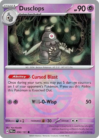 Dusclops (Master Ball Pattern)