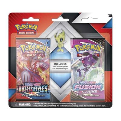 2 Booster Packs & Celebi Collector's Pin (BP)