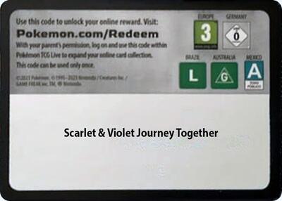 Code Card - Journey Together Booster Pack (BP)