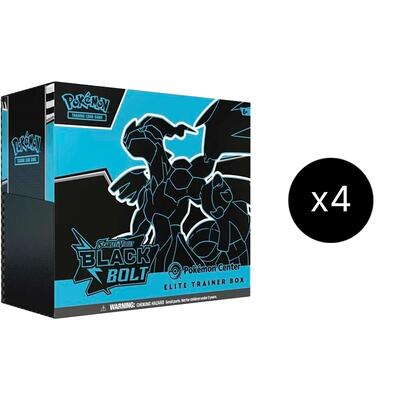 Black Bolt Pokemon Center Elite Trainer Box (Exclusive) Case (PC ETB)