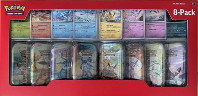 Costco Prismatic Evolutions 8-Pack Mini Tins (MBT)