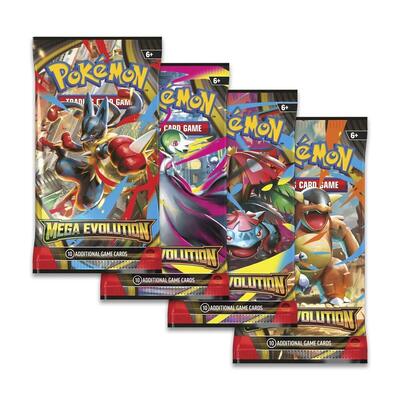 Mega Evolution Booster Pack Art Bundle [Set of 4] (BP)
