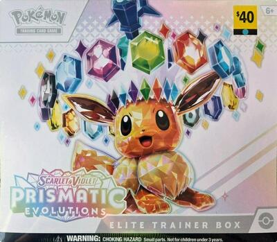 Prismatic Evolutions Elite Trainer Box (Dollar General Exclusive) (ETB)