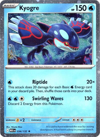 Kyogre (Cosmos Holo)