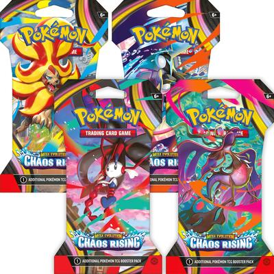 Chaos Rising Sleeved Booster Pack Art Bundle [Set of 4] (SBP)