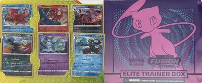 Fusion Strike Elite Trainer Box & 6 Bonus Cards (Sam's Club) (ETB)