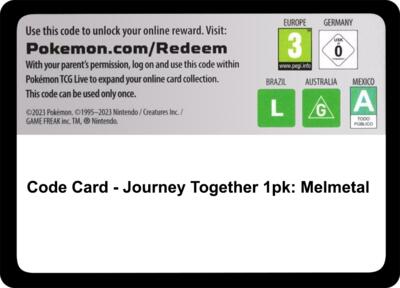 Code Card - Journey Together 1pk: Melmetal