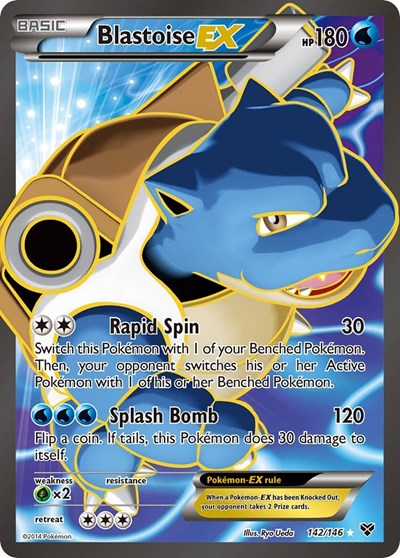 Blastoise EX (142 Full Art) (FA)