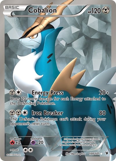 Cobalion (100 Full Art) (FA)