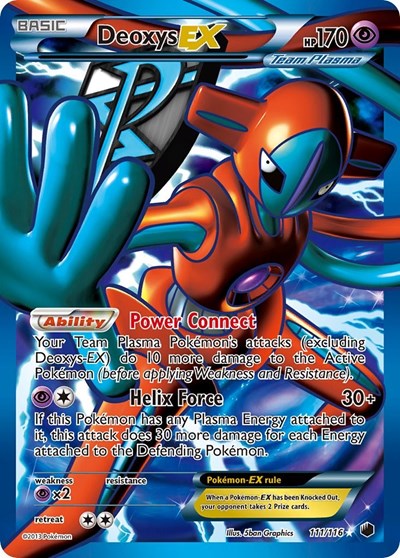 Deoxys EX (Team Plasma) (Full Art) (FA)