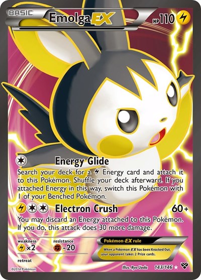Emolga EX (143 Full Art) (FA)