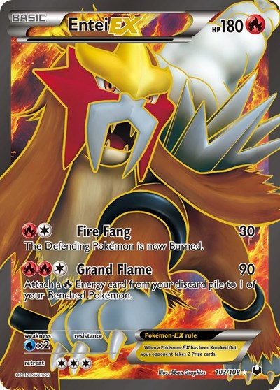 Entei EX (103 Full Art) (FA)
