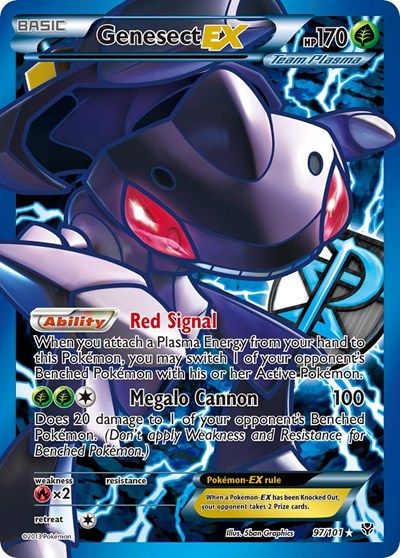 Genesect EX (Team Plasma) (97 Full Art) (FA)