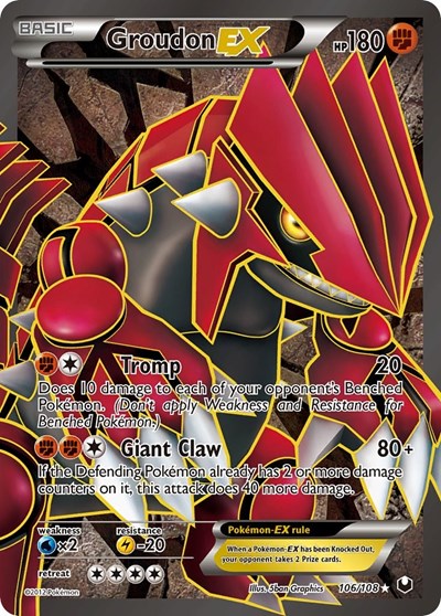 Groudon EX (106 Full Art) (FA)