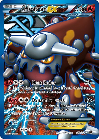 Heatran EX (Team Plasma) (Full Art) (FA)