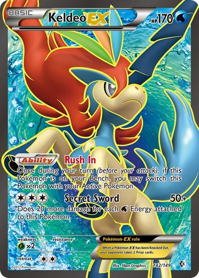 Keldeo EX (142 Full Art) (FA)