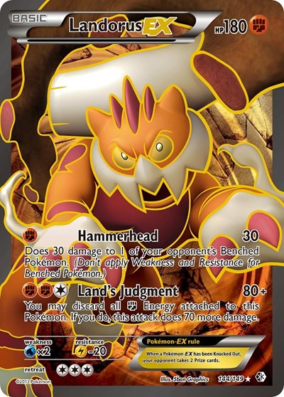 Landorus EX (144 Full Art) (FA)