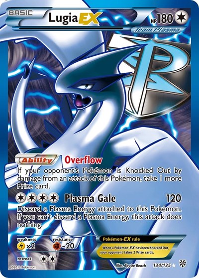 Lugia EX (Team Plasma) (134 Full Art) (FA)